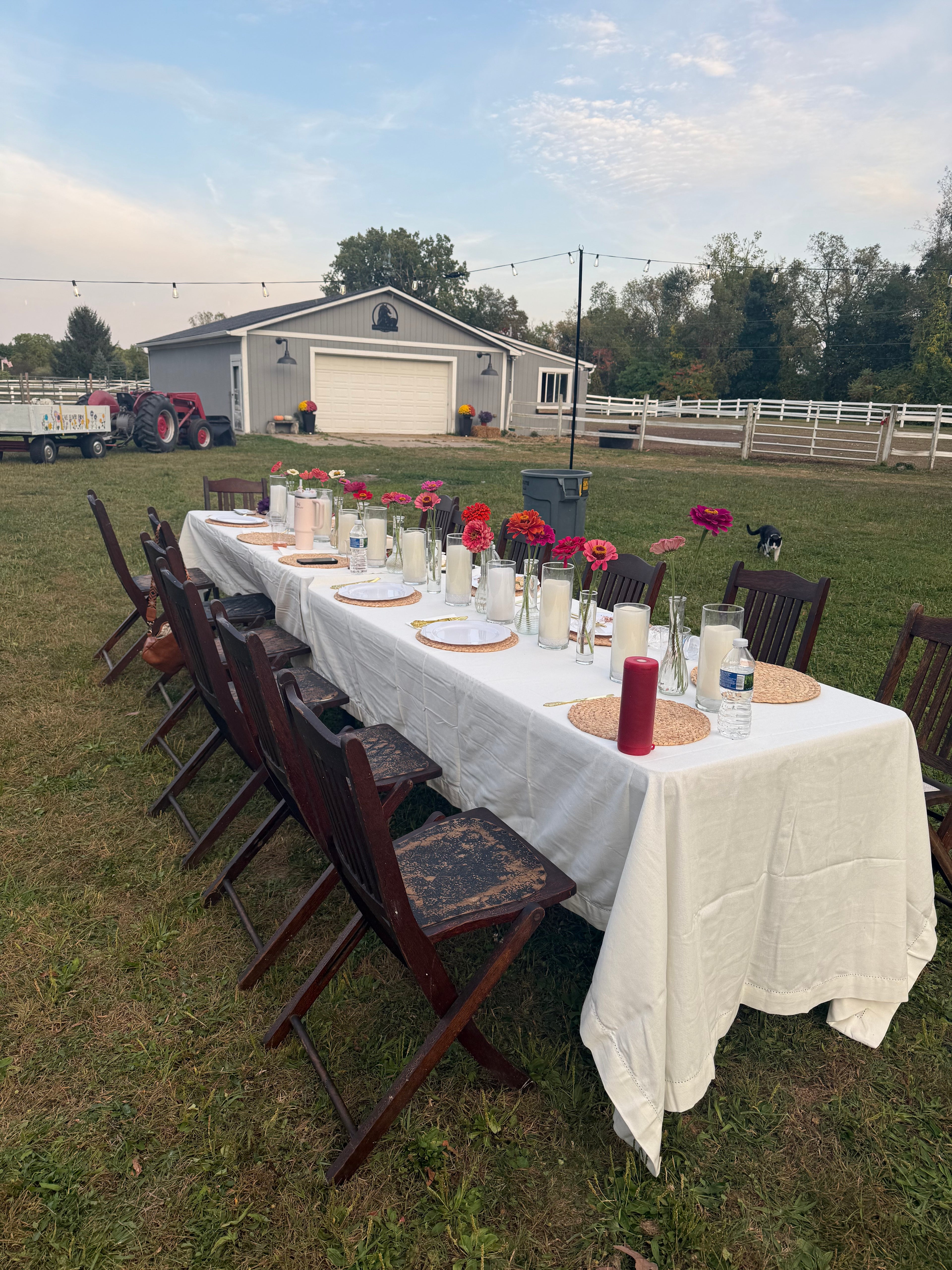 Book your private event at our farm!